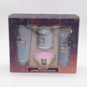 X+Y=BEAUTY Lotion, Shower Gel, Bath Salt & Bath Fizz Relax Set